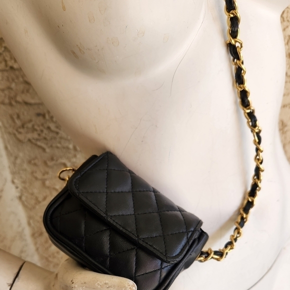 Vintage Micro Shoulder Flap Bag - Picture 3 of 9